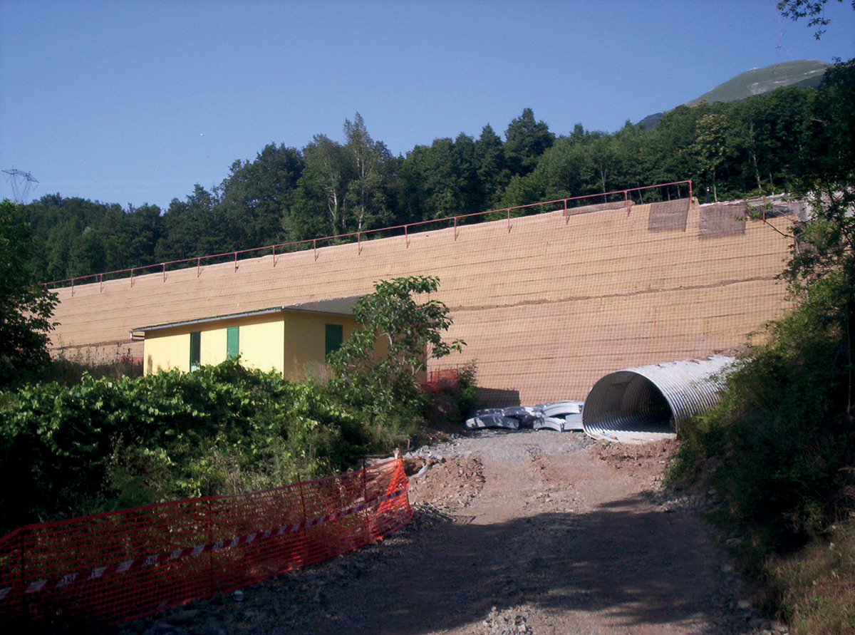 Pendii in terra rinforzata realizzati mediante l’uso di geogriglie nell’autostrada Salerno-Reggio Calabria, Lagonegro (PZ)